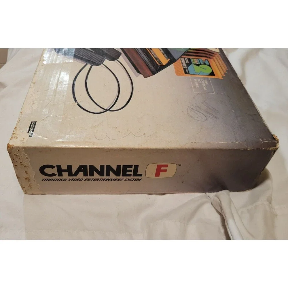 Fairchild Channel F Video Game Console w/ Original Box - Untested/For Parts